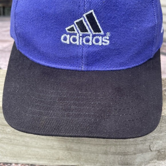 Vintage Adidas Snapback Logo Spellout Hat Cap - Picture 3 of 13
